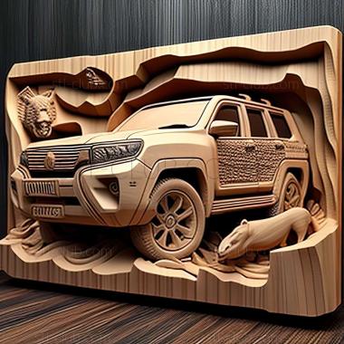 3D модель Toyota Land Cruiser Prado (STL)